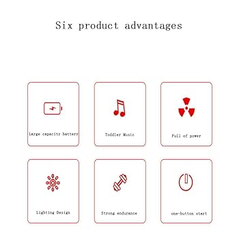 Amazon.co.jp: 子供用電動バイク、12V 7A子供用電動乗馬玩具電動